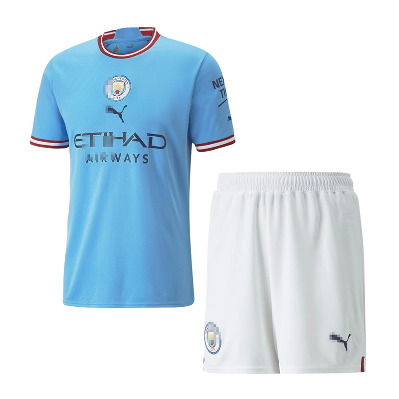 Camiseta Manchester City 2022/2023 Home Niño Kit